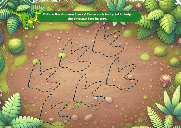 Little Explorers: Dinosaur Tracing and Writing - Image 3