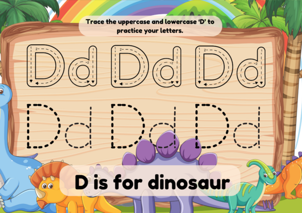 Little Explorers: Dinosaur Tracing and Writing - Image 4